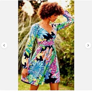 Lilly Pulitzer Fleur Resort Knit Dress XS